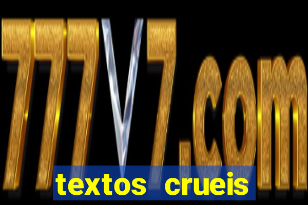 textos crueis demais pdf